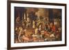 Market Scene with Christ and the Adulteress-Pieter Bruegel the Elder-Framed Giclee Print