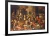 Market Scene with Christ and the Adulteress-Pieter Bruegel the Elder-Framed Giclee Print