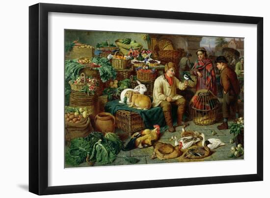 Market Scene-Henry Charles Bryant-Framed Giclee Print