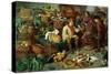 Market Scene-Henry Charles Bryant-Stretched Canvas