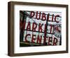 Market Sign-John Gusky-Framed Photographic Print