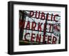 Market Sign-John Gusky-Framed Photographic Print