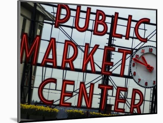 Market Sign-John Gusky-Mounted Photographic Print