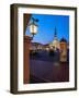 Market Square and City Hall at twilight, Old Town, UNESCO World Heritage Site, Zamosc, Lublin Voivo-Karol Kozlowski-Framed Photographic Print