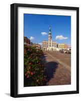 Market Square and City Hall, Old Town, UNESCO World Heritage Site, Zamosc, Lublin Voivodeship, Pola-Karol Kozlowski-Framed Photographic Print