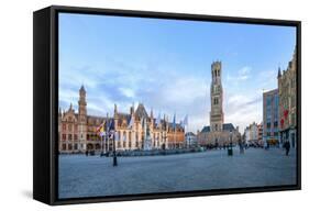 Market Square and the Belfry-G&M-Framed Stretched Canvas