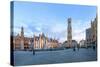 Market Square and the Belfry-G&M-Stretched Canvas