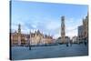 Market Square and the Belfry-G&M-Stretched Canvas