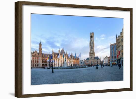 Market Square and the Belfry-G&M-Framed Photographic Print