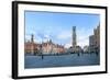 Market Square and the Belfry-G&M-Framed Photographic Print