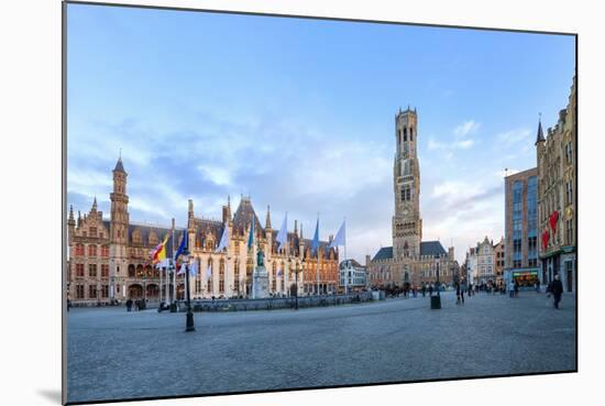 Market Square and the Belfry-G&M-Mounted Photographic Print