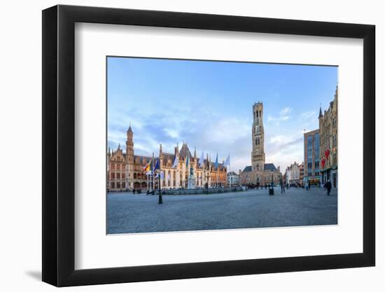 Market Square and the Belfry-G&M-Framed Photographic Print