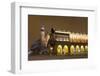 Market Square at Night, Poland, Krakow.-dziewul-Framed Photographic Print