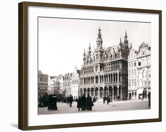 Market Square, Brussels, 1898-James Batkin-Framed Photographic Print