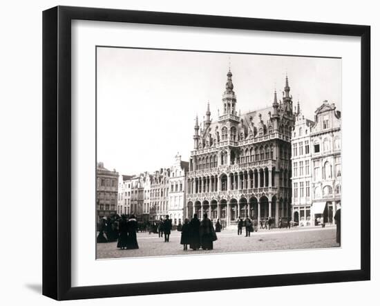 Market Square, Brussels, 1898-James Batkin-Framed Photographic Print