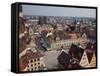 Market Square from St. Elisabeth Church, Old Town, Wroclaw, Silesia, Poland, Europe-Frank Fell-Framed Stretched Canvas