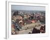 Market Square from St. Elisabeth Church, Old Town, Wroclaw, Silesia, Poland, Europe-Frank Fell-Framed Photographic Print