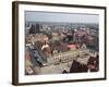 Market Square from St. Elisabeth Church, Old Town, Wroclaw, Silesia, Poland, Europe-Frank Fell-Framed Photographic Print