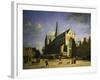 Market Square, Haarlem, the Netherlands-Gerrit Adriaensz Berckheyde-Framed Giclee Print