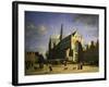 Market Square, Haarlem, the Netherlands-Gerrit Adriaensz Berckheyde-Framed Giclee Print