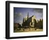 Market Square, Haarlem, the Netherlands-Gerrit Adriaensz Berckheyde-Framed Giclee Print