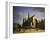 Market Square, Haarlem, the Netherlands-Gerrit Adriaensz Berckheyde-Framed Giclee Print