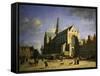 Market Square, Haarlem, the Netherlands-Gerrit Adriaensz Berckheyde-Framed Stretched Canvas