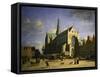 Market Square, Haarlem, the Netherlands-Gerrit Adriaensz Berckheyde-Framed Stretched Canvas