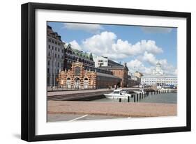 Market Square, Helsinki, Finland, 2011-Sheldon Marshall-Framed Photographic Print