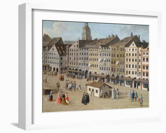 Market Square in Munich-null-Framed Giclee Print