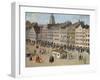 Market Square in Munich-null-Framed Giclee Print