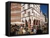 Market Square, Old Town, Trier, Rhineland-Palatinate, Germany, Europe-Hans Peter Merten-Framed Stretched Canvas