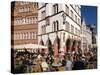 Market Square, Old Town, Trier, Rhineland-Palatinate, Germany, Europe-Hans Peter Merten-Stretched Canvas