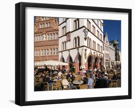 Market Square, Old Town, Trier, Rhineland-Palatinate, Germany, Europe-Hans Peter Merten-Framed Photographic Print