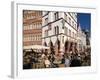 Market Square, Old Town, Trier, Rhineland-Palatinate, Germany, Europe-Hans Peter Merten-Framed Photographic Print
