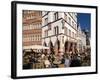 Market Square, Old Town, Trier, Rhineland-Palatinate, Germany, Europe-Hans Peter Merten-Framed Photographic Print