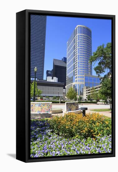 Market Square Park, Houston, Texas, United States of America, North America-Richard Cummins-Framed Stretched Canvas