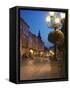 Market Square (Ploscha Rynok) at Dusk, Lviv, UKraine-Ian Trower-Framed Stretched Canvas