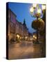 Market Square (Ploscha Rynok) at Dusk, Lviv, UKraine-Ian Trower-Stretched Canvas