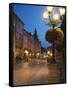 Market Square (Ploscha Rynok) at Dusk, Lviv, UKraine-Ian Trower-Framed Stretched Canvas