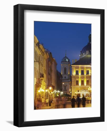 Market Square (Ploscha Rynok) at Dusk, Lviv, UKraine-Ian Trower-Framed Photographic Print