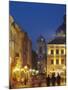 Market Square (Ploscha Rynok) at Dusk, Lviv, UKraine-Ian Trower-Mounted Photographic Print