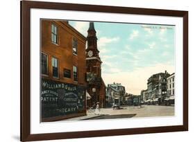 Market Square, Portsmouth, New Hampshire-null-Framed Premium Giclee Print