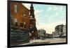 Market Square, Portsmouth, New Hampshire-null-Framed Art Print