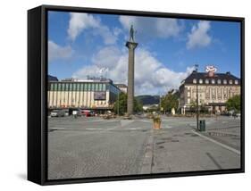 Market Square, Trondheim, Norway, Scandinavia, Europe-Michael DeFreitas-Framed Stretched Canvas