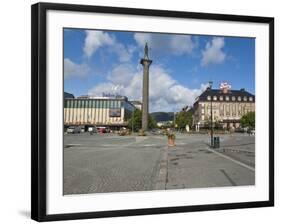 Market Square, Trondheim, Norway, Scandinavia, Europe-Michael DeFreitas-Framed Photographic Print