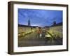 Market Square with Pyramide, Karlsruhe, Baden-Wurttemberg, Germany, Europe-Hans Peter Merten-Framed Photographic Print