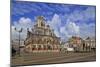Market Square with Town Hall, Delft, South Holland, Netherlands, Europe-Hans-Peter Merten-Mounted Photographic Print