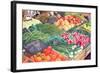 Market Stall, 1999-Peter Breeden-Framed Giclee Print