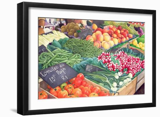 Market Stall, 1999-Peter Breeden-Framed Giclee Print